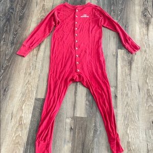 Red Knit Union Suit - Thermals